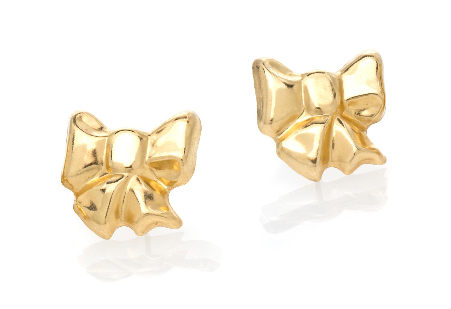 A Group of Yellow Gold Jewelry, 7.60 dwts.