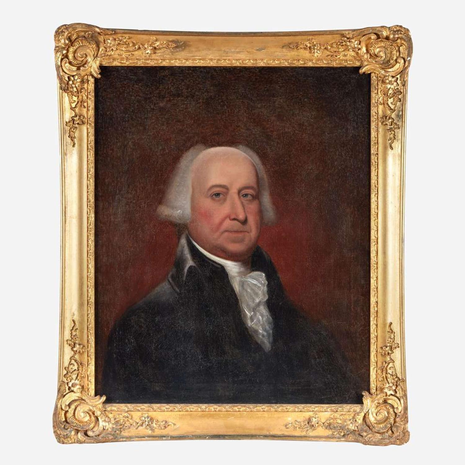 Attributed to Edward Savage (1761-1817) Portrait of President John Adams (1735-1826), early 19th century