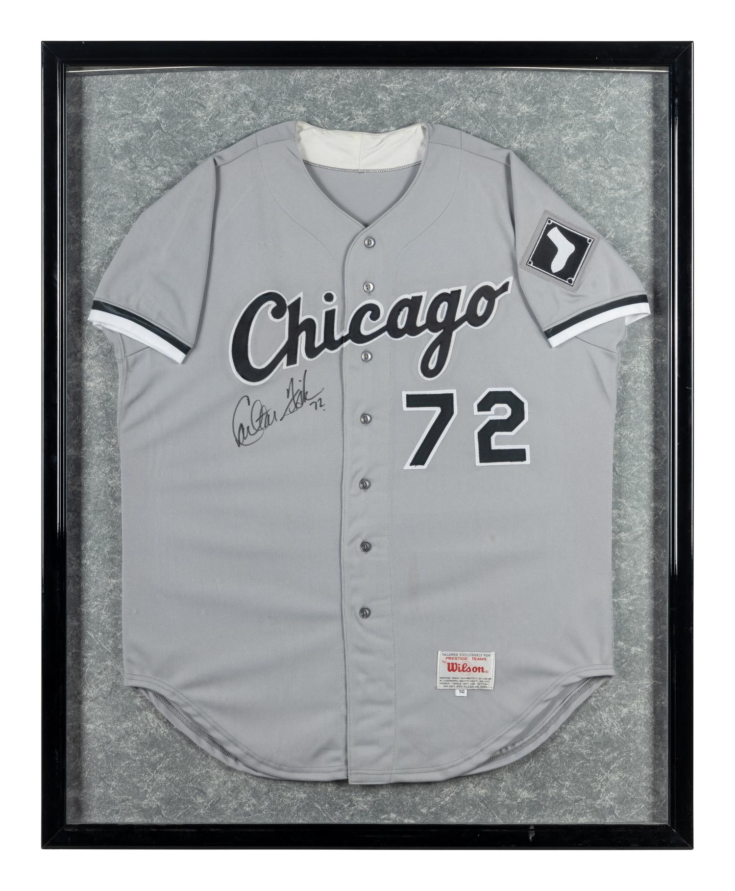 A Carlton Fisk Signed Autograph 1992-93 Chicago White Sox Authentic Professional Model Jersey (MEARS LOA),