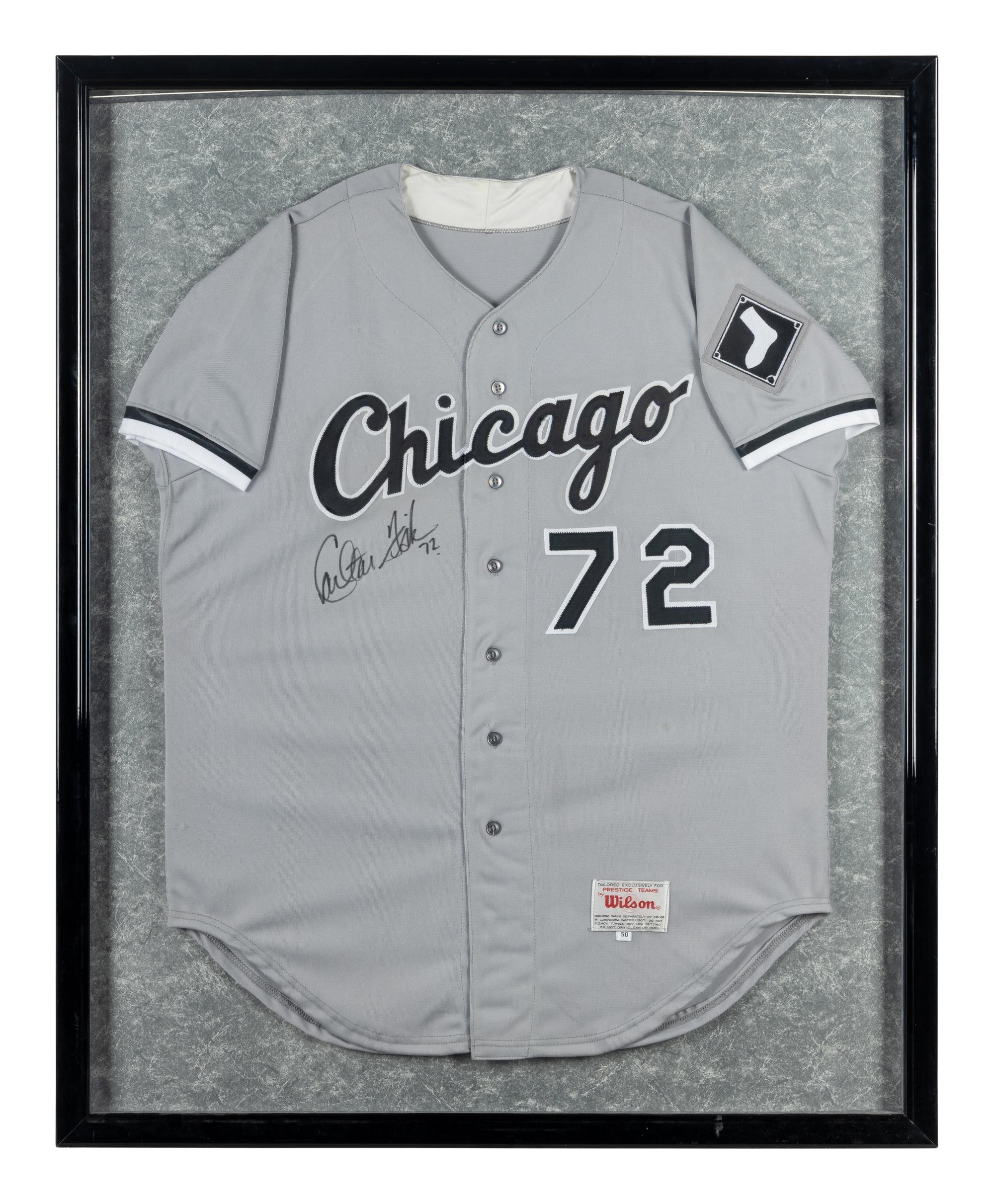 A Carlton Fisk Signed Autograph 1992-93 Chicago White Sox Authentic Professional Model Jersey (MEARS LOA),