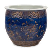 A Japanese Porcelain Jardinière