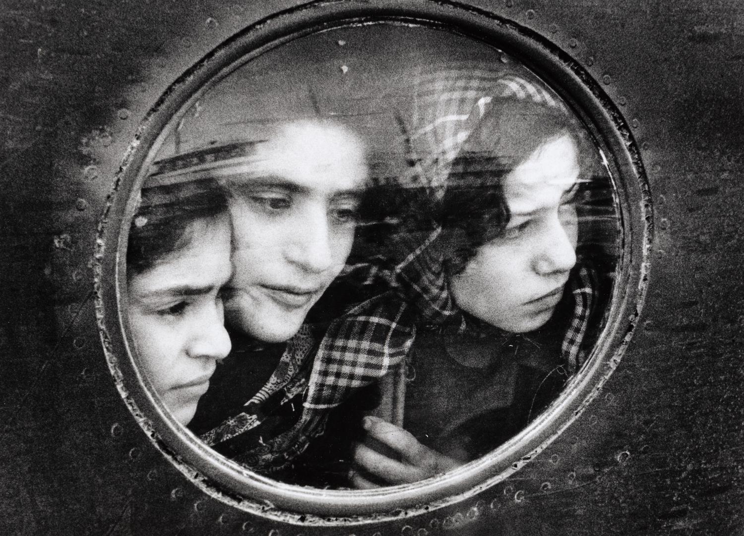 Ruth Orkin (1921-1985) Jewish Refugees, Lydda Airport, Tel Aviv, 1951