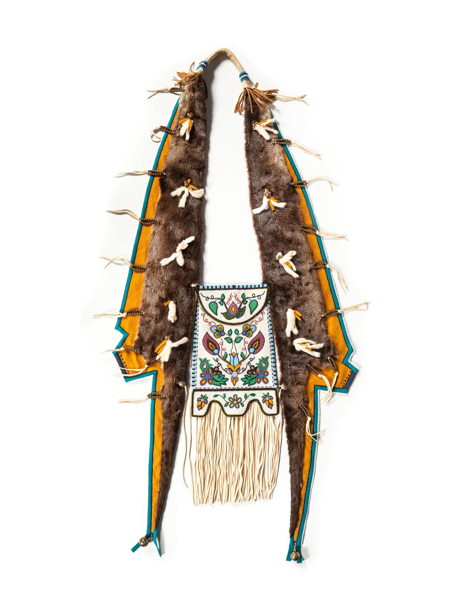 Beaded Bandolier Bag