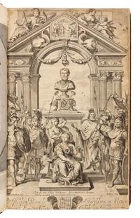 HOMER. -- John OGILBY, translator. Homer his Iliads Translated, Adorn'd with Scuplture. London: Thomas Roycroft, 1660.