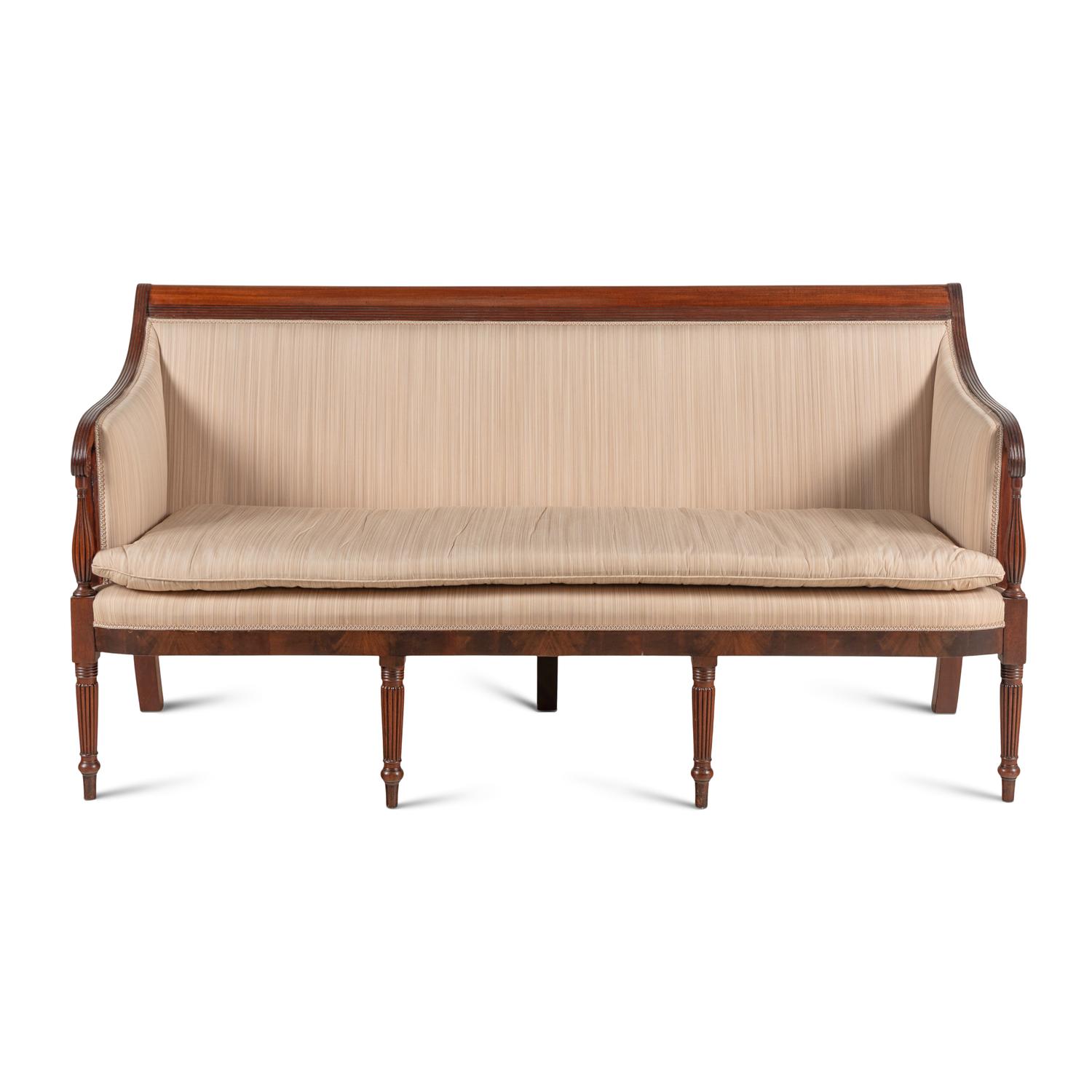A Federal Mahogany Sofa
