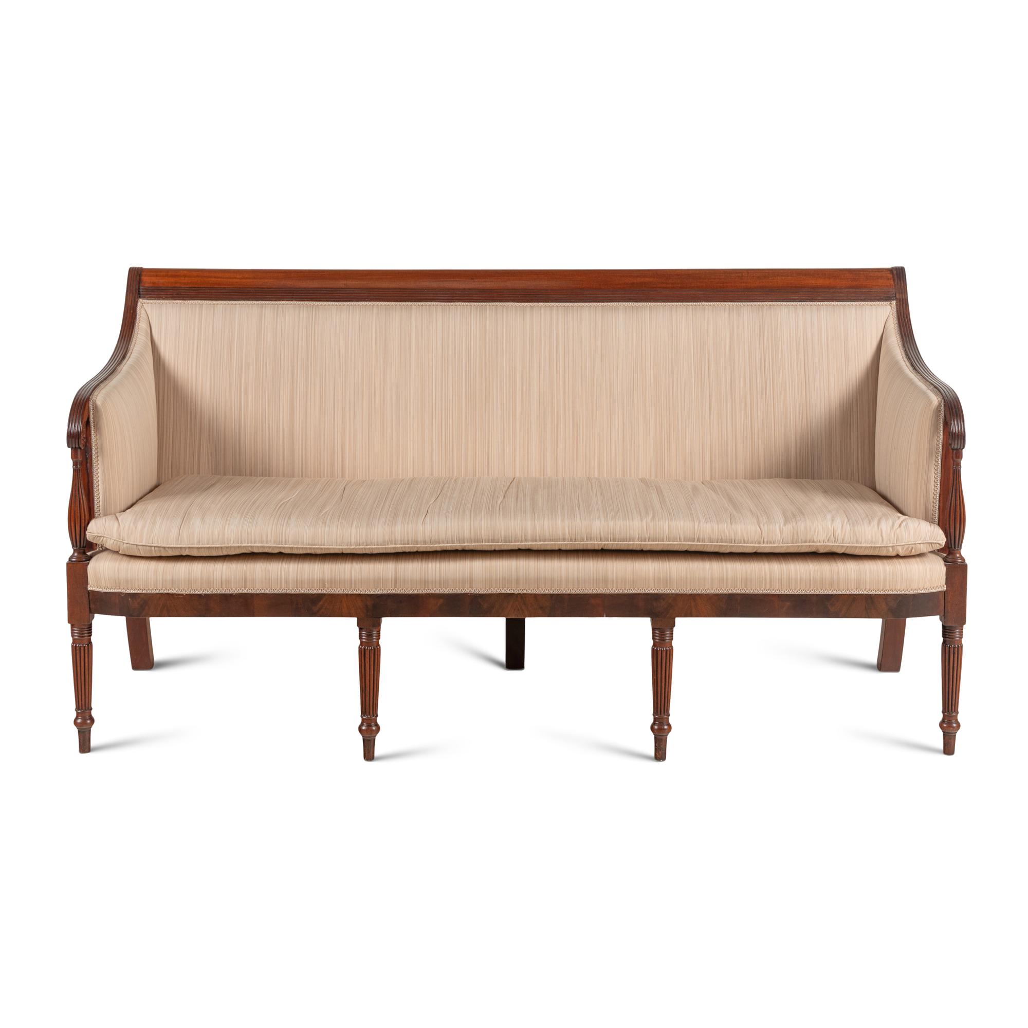 A Federal Mahogany Sofa