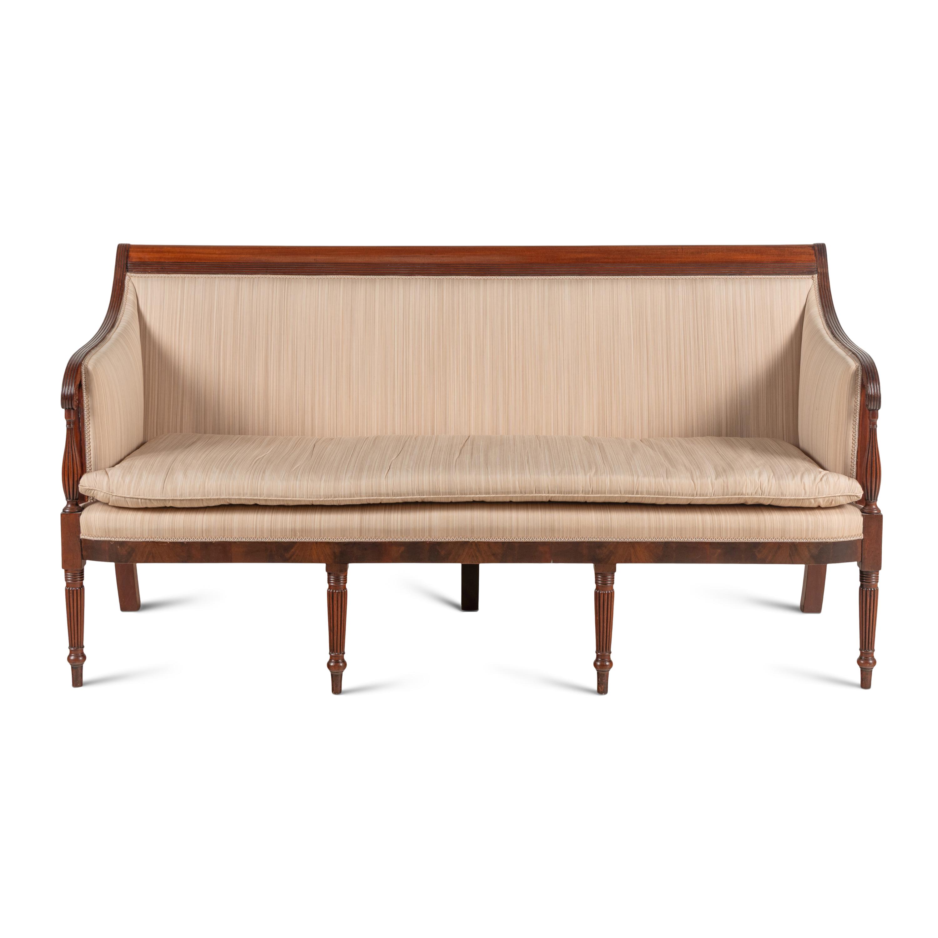 A Federal Mahogany Sofa