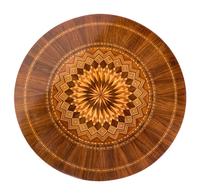 A Continental Parquetry Tilt-Top Table