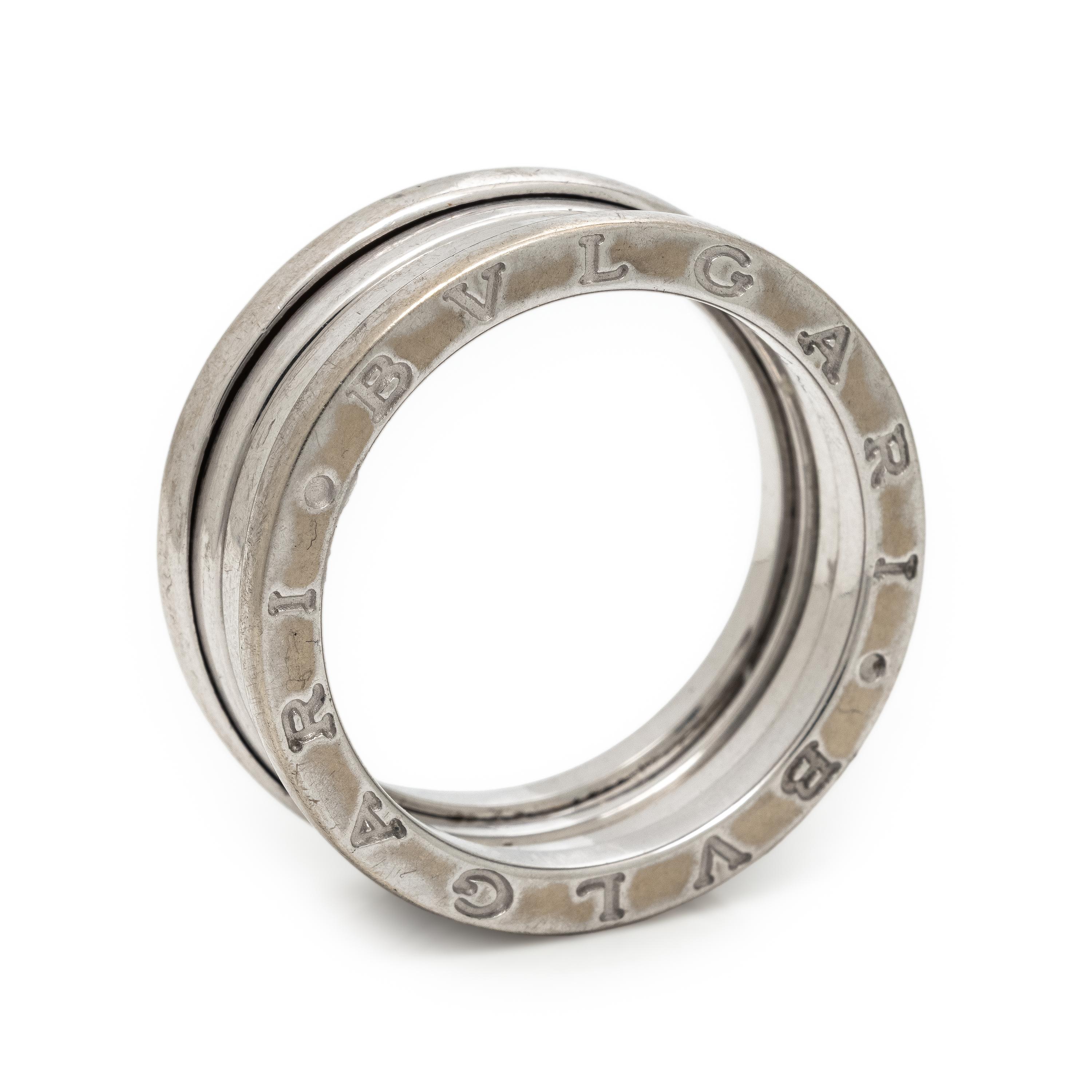 Bulgari, 'B.Zero1', White Gold Ring