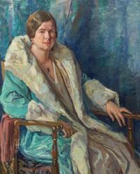 Elizabeth Krysher Peyraud, (American, 20th century), Portrait of Bertha Alling
