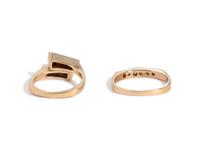 COLLECTION OF YELLOW GOLD AND DIAMOND RINGS