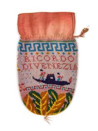 Collection of Sixteen Beaded and Embroidered Fabric and Leather Bags, 1850-1905