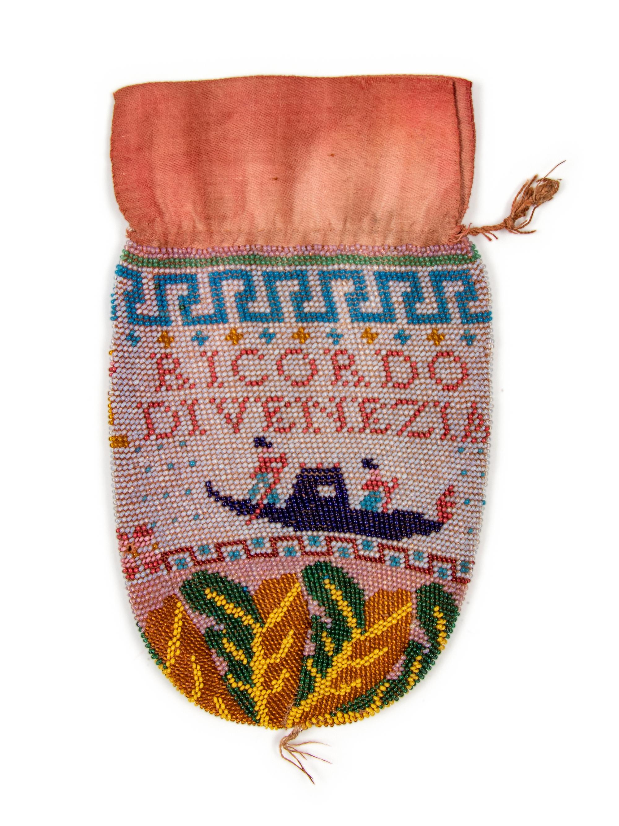 Collection of Sixteen Beaded and Embroidered Fabric and Leather Bags, 1850-1905