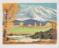 Five Works: Day Begins , edition 39/120; Cottonwood , edition 105/120; Rio Colorado , edition 75/120; Alders , edition 13/150; The Red Butte , edition 19/40
