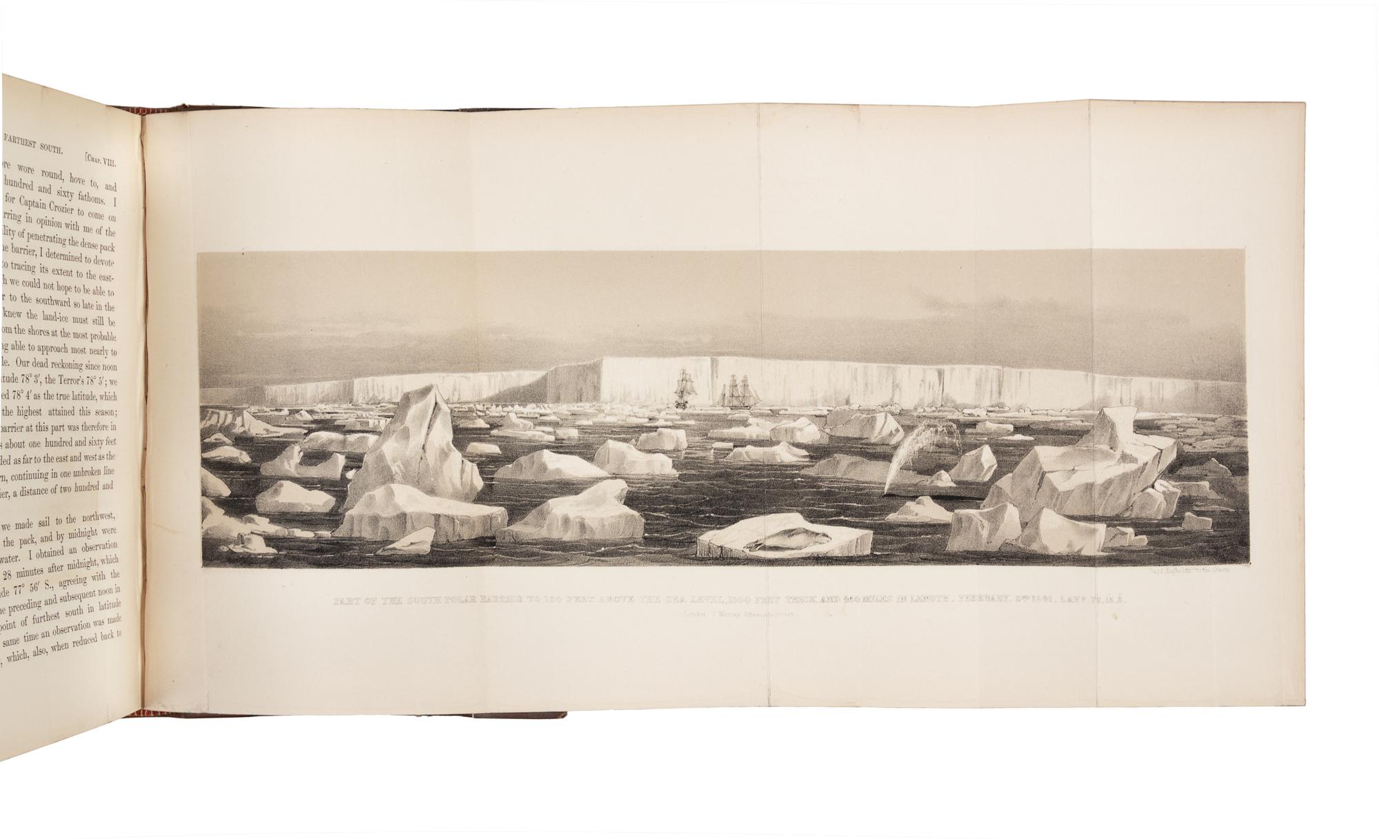 ROSS, James Clark, Sir (1800-1862). A Voyage of Discovery and Research in the Southern and Antarctic Regions, during the years 1839-43.