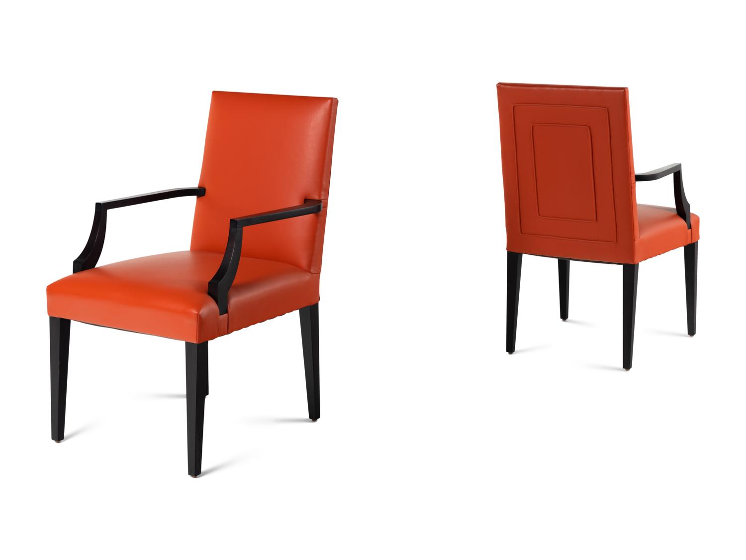 A Set of Eight Dessin Fournir Claflin Dining Chairs