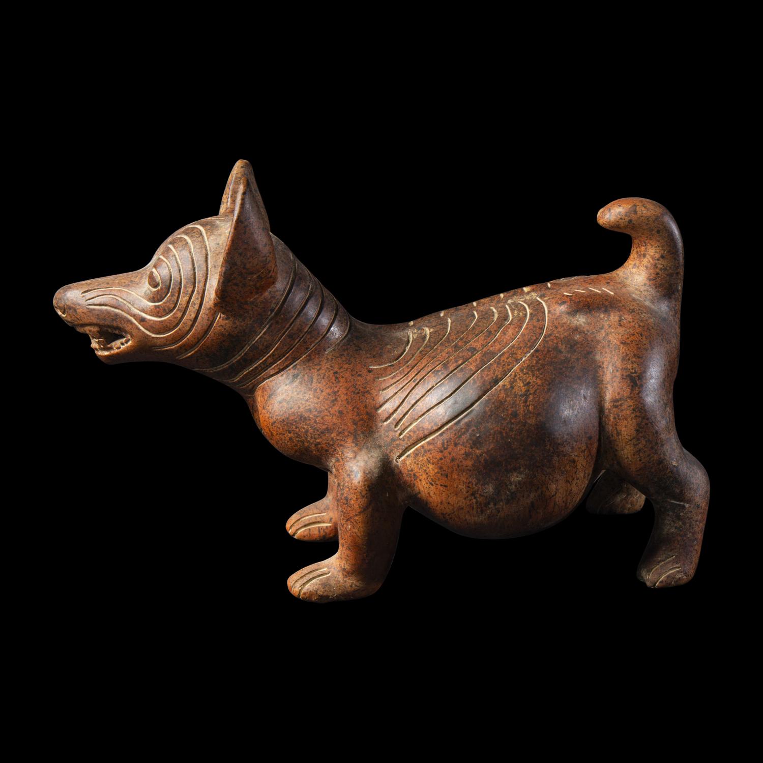 A Colima Red-Ware Dog