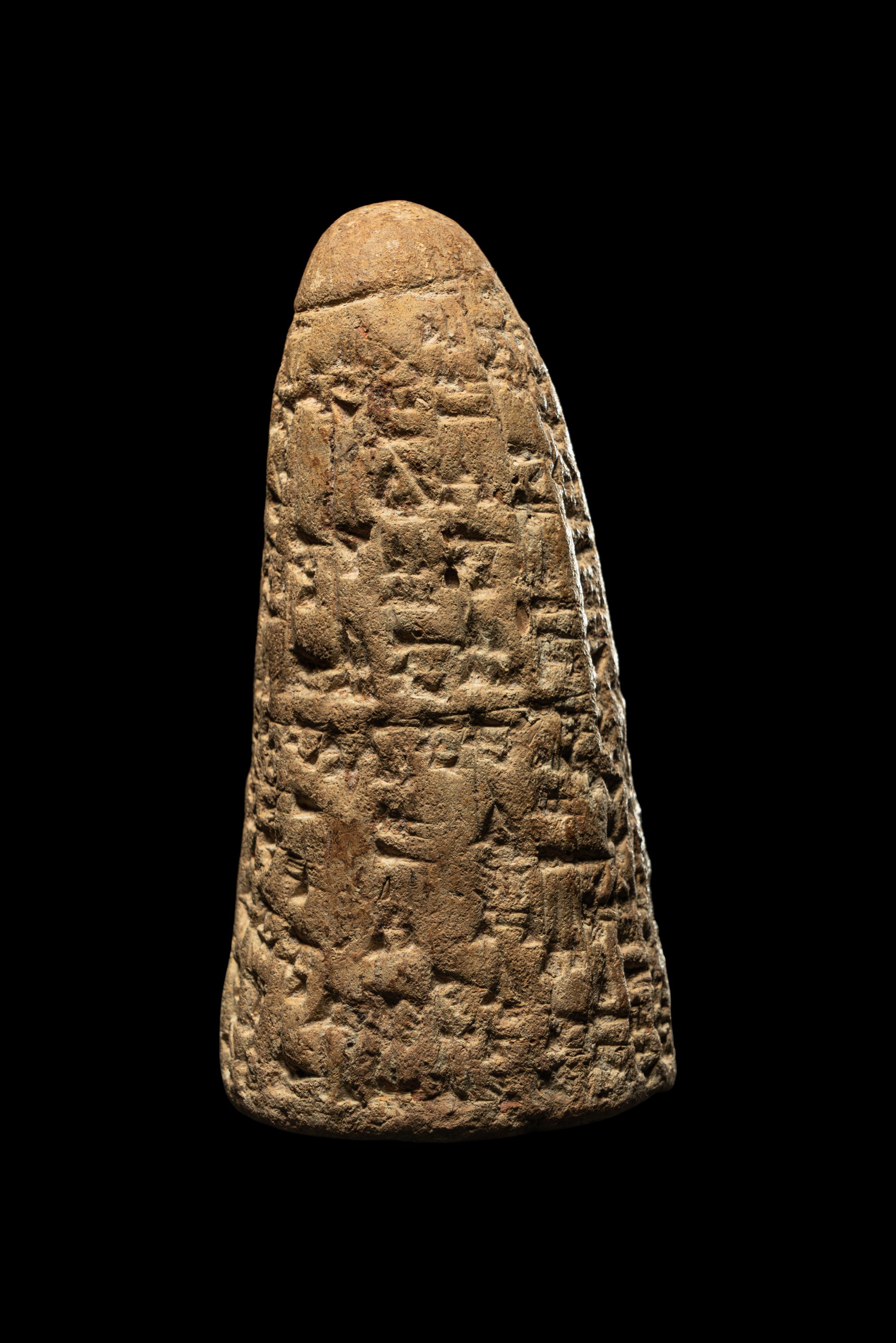 An Akkadian Cuneiform Foundation Cone
