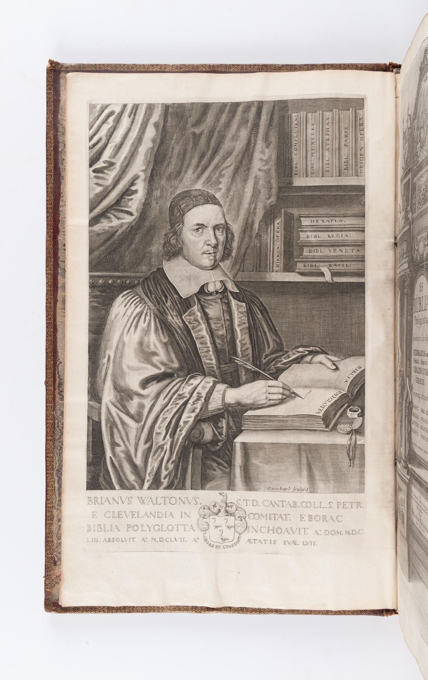 [BIBLE, Polyglot]. Biblia sacra polyglotta . Edited by Brian Walton. London: Thomas Roycroft, 1655-57.