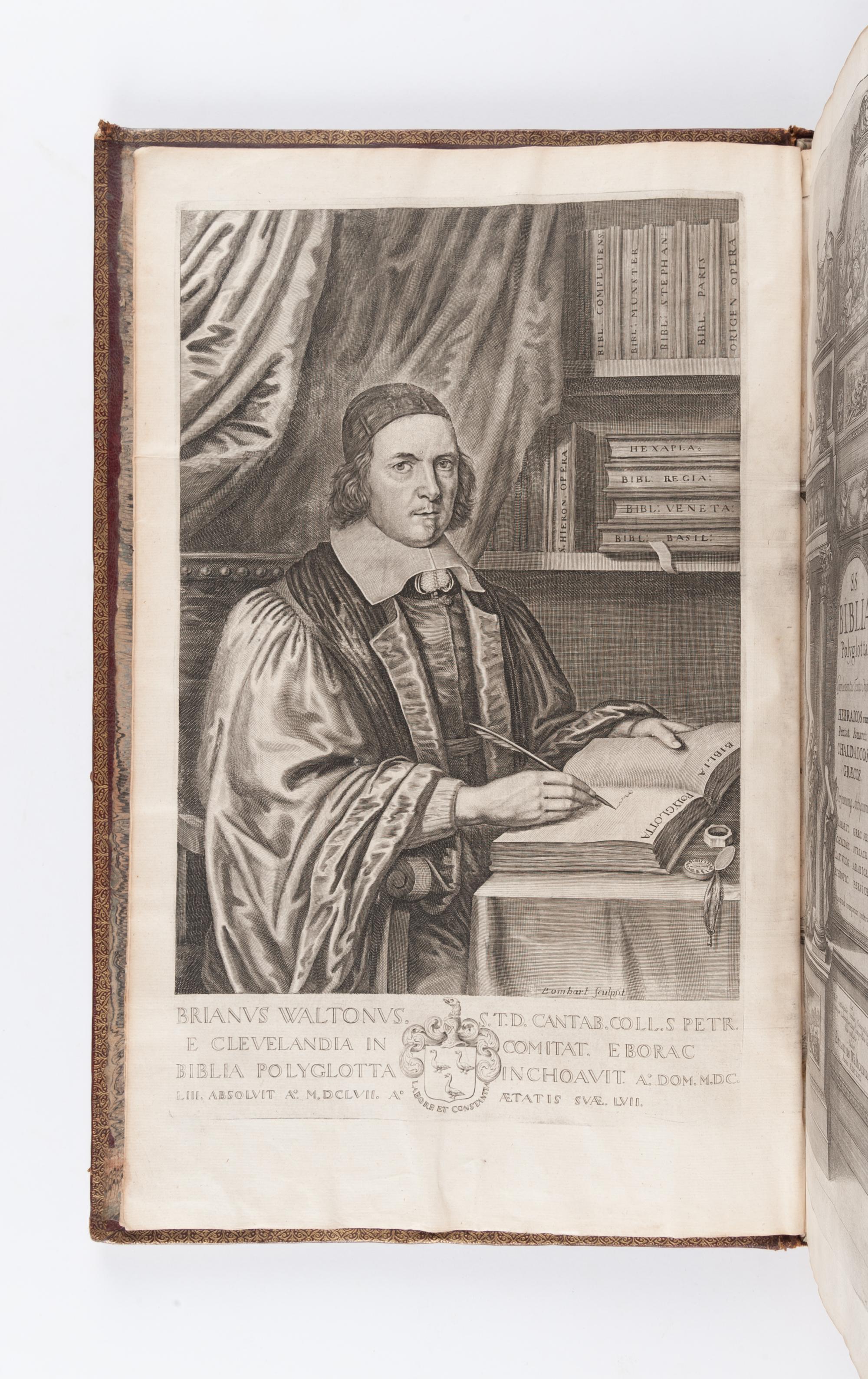 [BIBLE, Polyglot]. Biblia sacra polyglotta . Edited by Brian Walton. London: Thomas Roycroft, 1655-57.