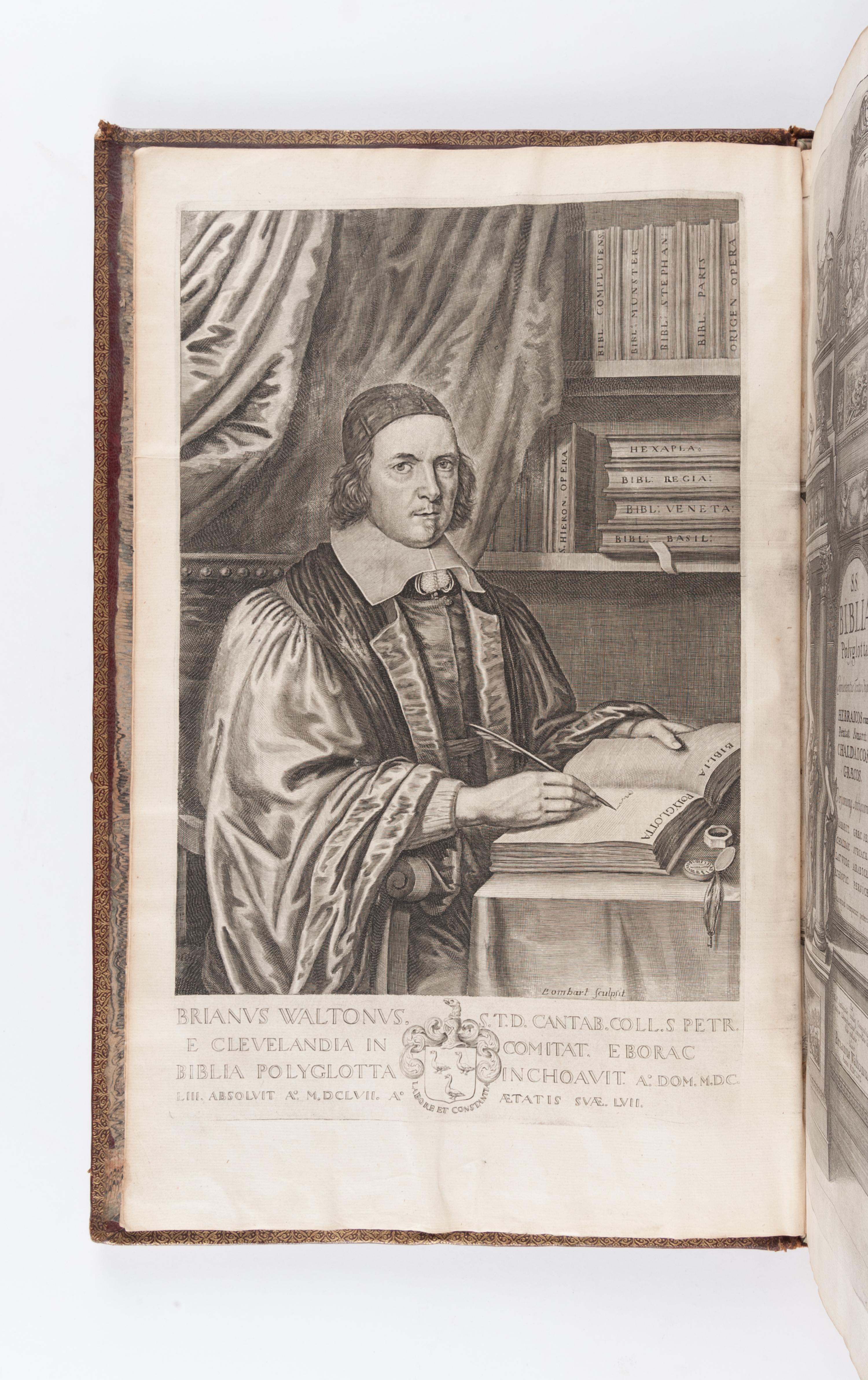 [BIBLE, Polyglot]. Biblia sacra polyglotta . Edited by Brian Walton. London: Thomas Roycroft, 1655-57.
