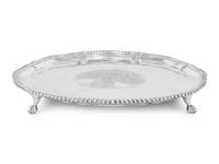 A Victorian Silver Salver