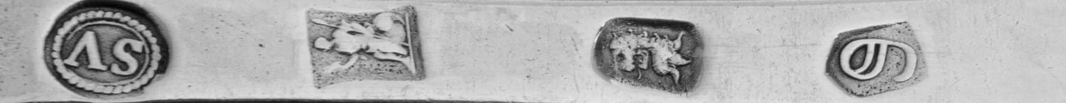A William III Britannia Silver Table Spoon, John Sutton, London, 1699, of trifid form.