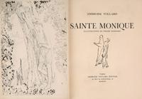 [Fine Bindings] [Bonet, Paul] Vollard, Ambroise, and Pierre Bonnard. Sainte Monique