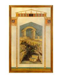 A Roman Style Painted Panel — 20TH CENTURY