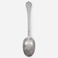 A silver tablespoon Edward Webb (c. 1666-1718), Boston, MA, circa 1710