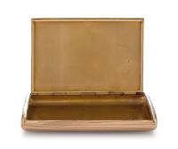A Russian 14-Karat Rose Gold Cigarette Case