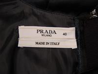 Prada, Deep Grey Satin Dress
