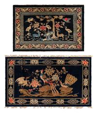 Two Chinese Wool Rugs