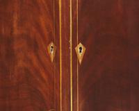 A Federal style inlaid mahogany sideboard, 20th century