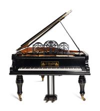 A Neufeld Black Lacquer Grand Piano