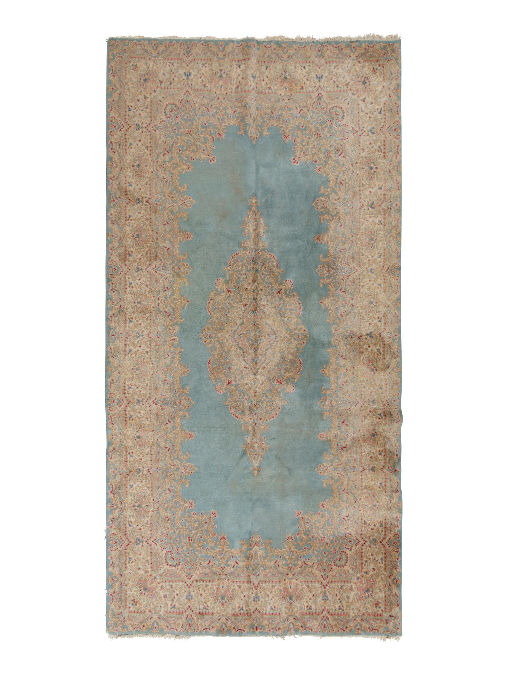A Kirman Wool Rug