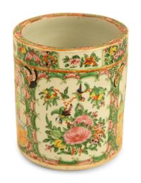 A Group of Chinese Rose Medallion Porcelain Articles