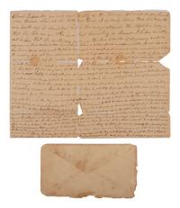 [CIVIL WAR]. Letter by Capt. Whiteman, 1st US Colored Cav. about the disastrous Battle of the Crater