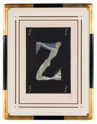 Romain de Tirtoff (called Erté) (Russian/French, 1892-1990) — Letters Y and Z
