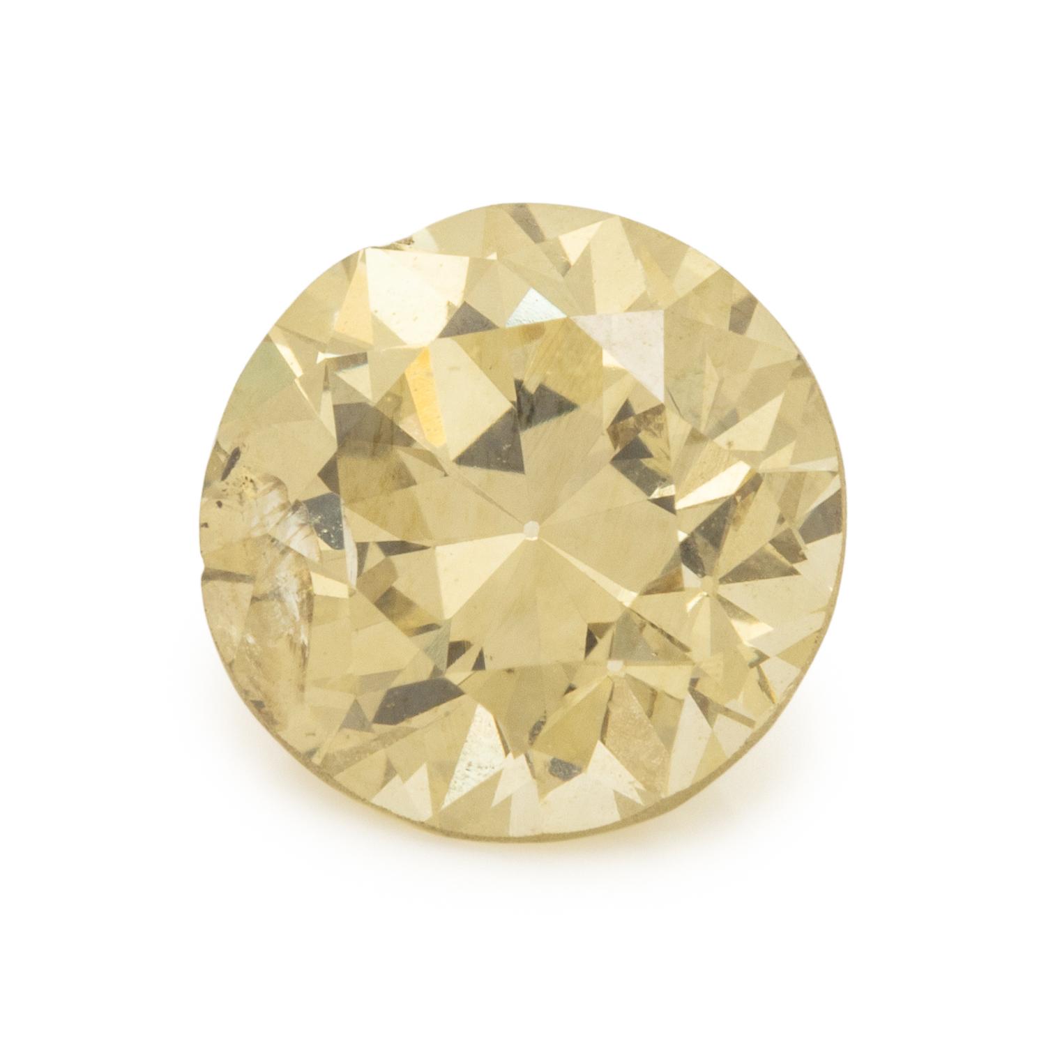 YELLOW GOLD AND COLORED DIAMOND RING