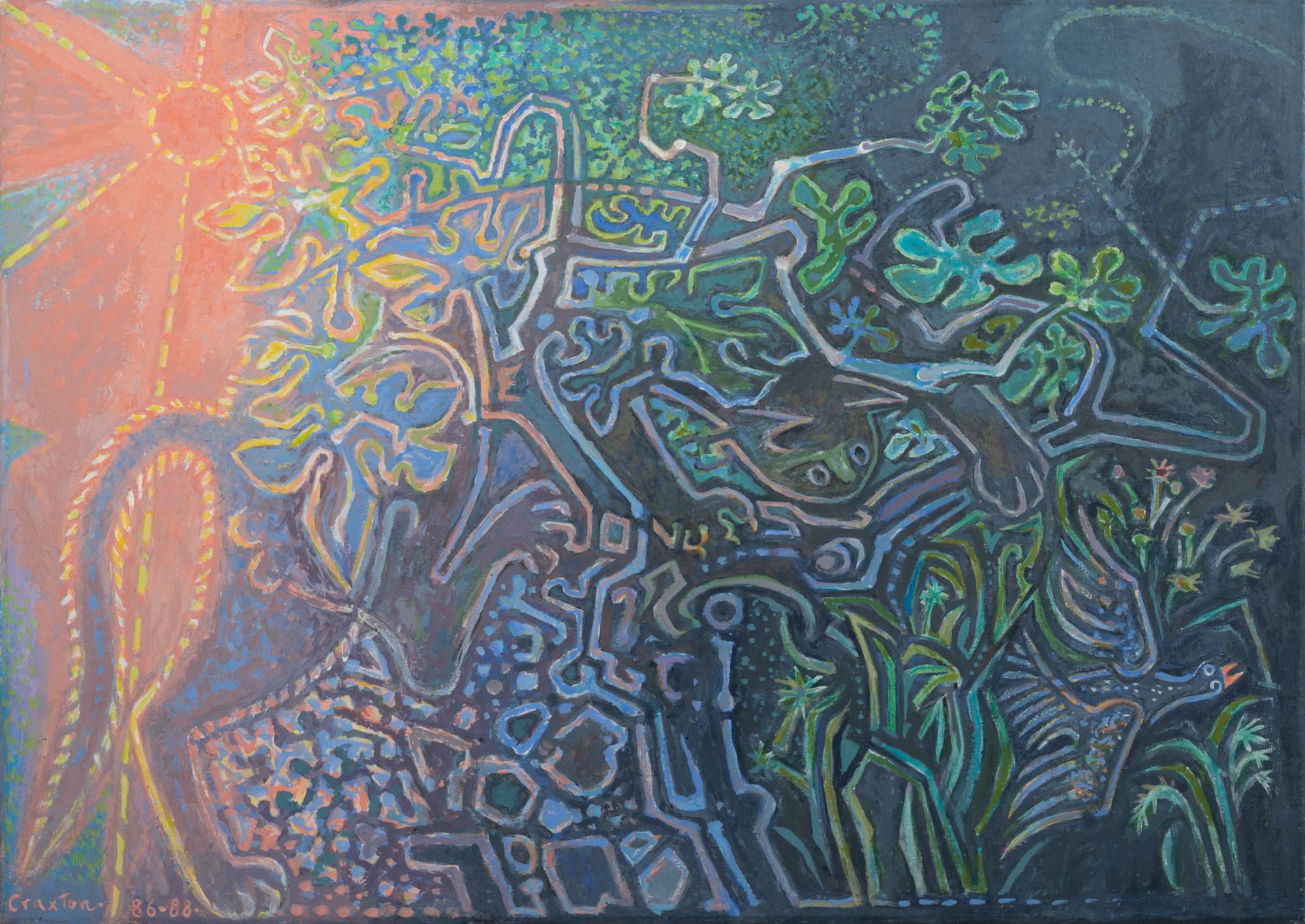 Sun, Cat and Bird, 1986-88