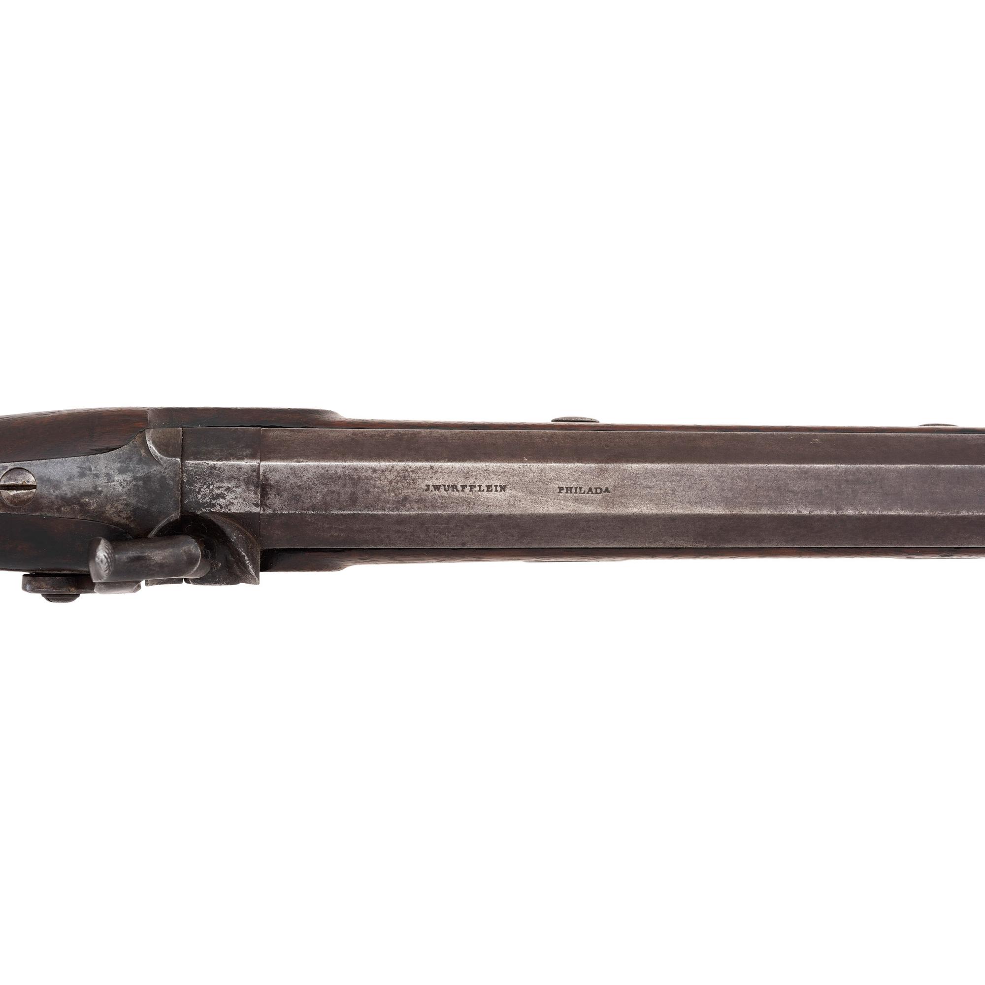 Heavy Barrel Percussion Plains Rifle by Wurfflein