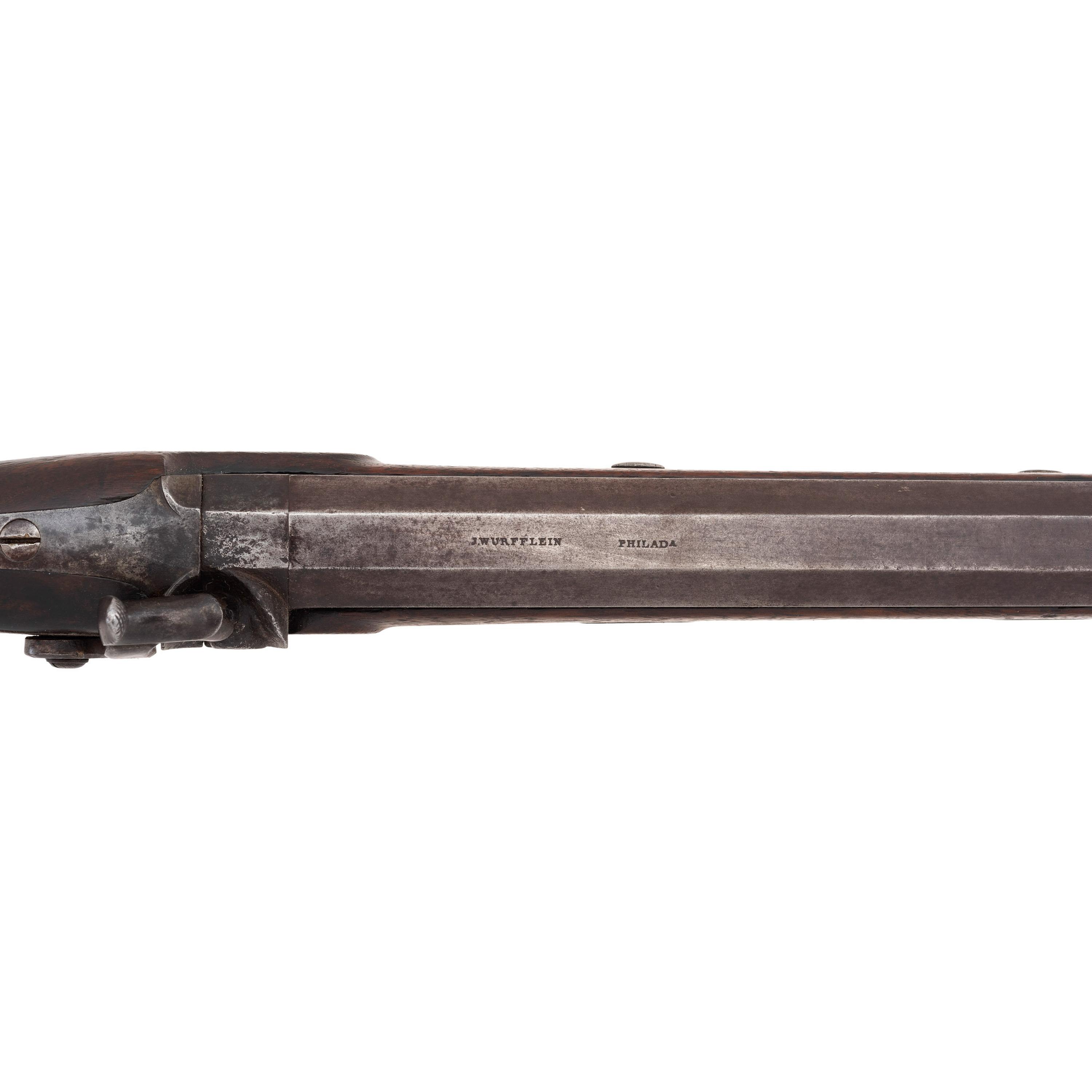 Heavy Barrel Percussion Plains Rifle by Wurfflein