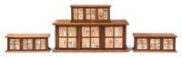 Four Painted Furniture Articles Height of sideboard 2 3/4 inches. — Joe and Kay Franek