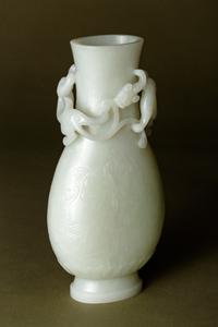 A Pale Celadon Jade Vase