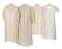Collection of Nine Bed Jackets and Chemises, 1850-1900