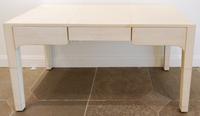 A Faux Ivory Shagreen Writing Table Height 29 1/2 x width 54 x depth 27 inches. — 20TH CENTURY