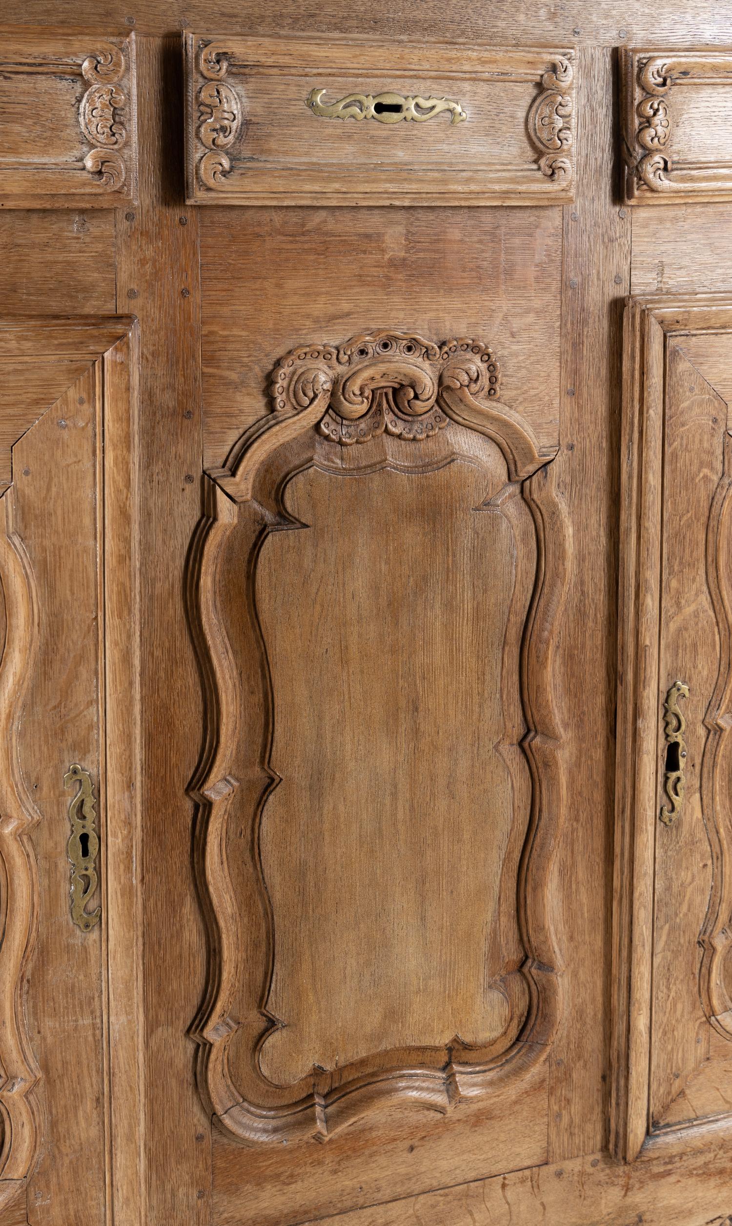 A French Provincial Oak Cabinet