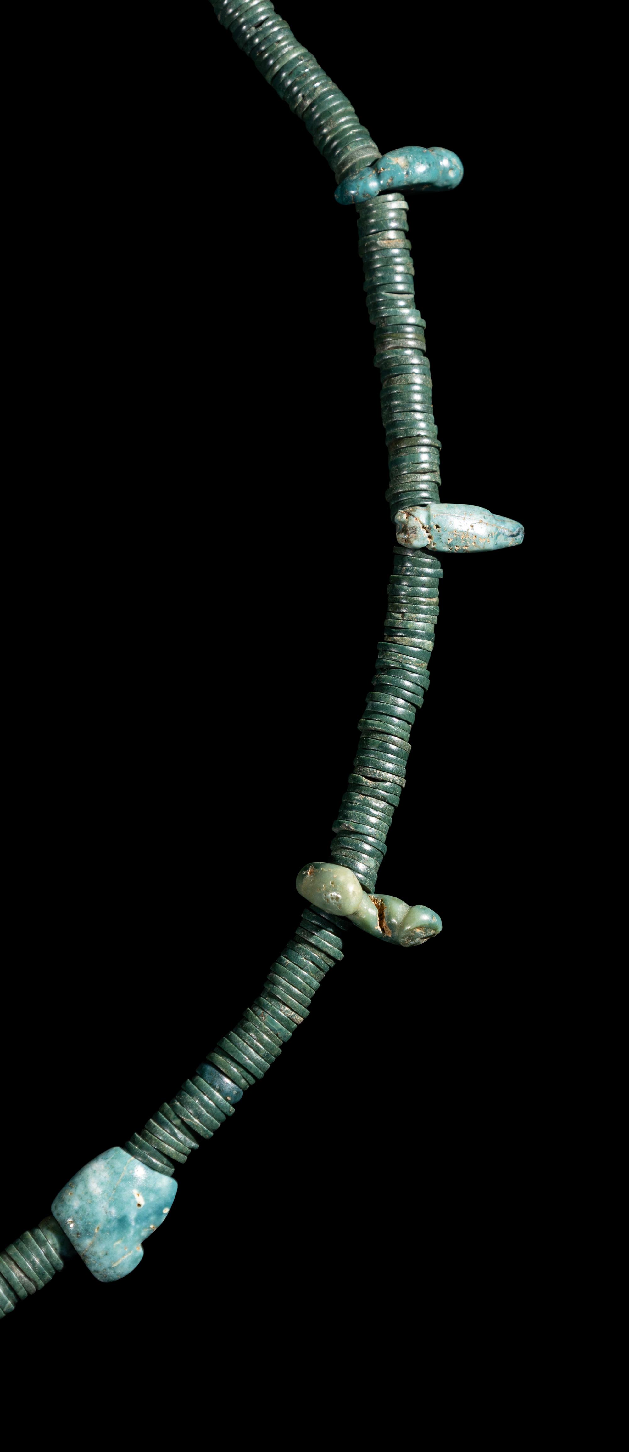 A Costa Rican Jade Necklace