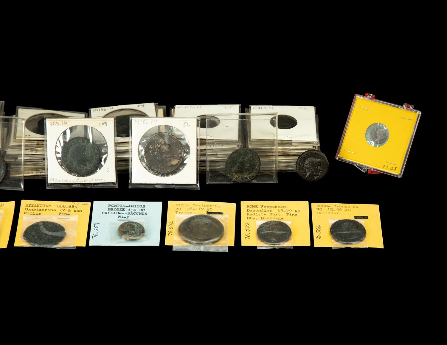 [ANCIENT] A Large Collection of Roman Bronze Coins (4th Century BCE-3rd Century CE)